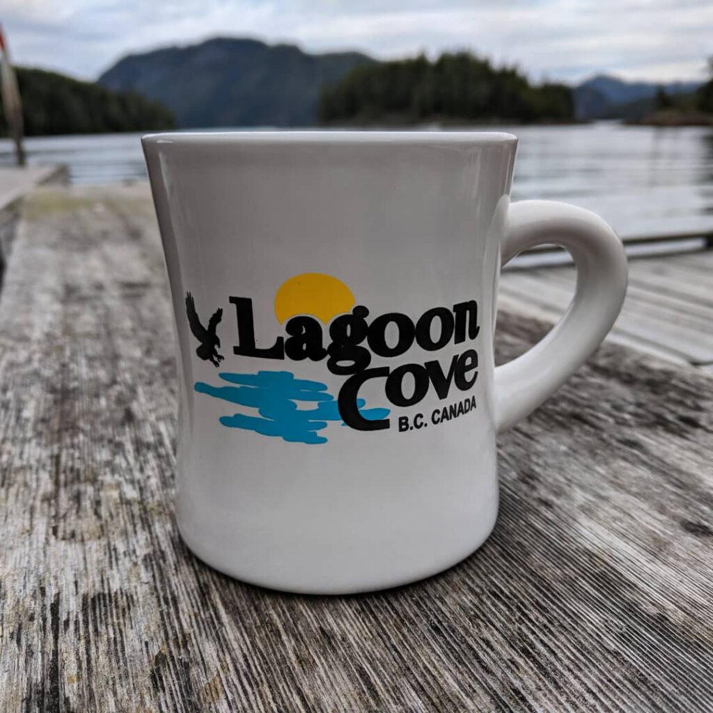 A Lagoon Cove coffee mug